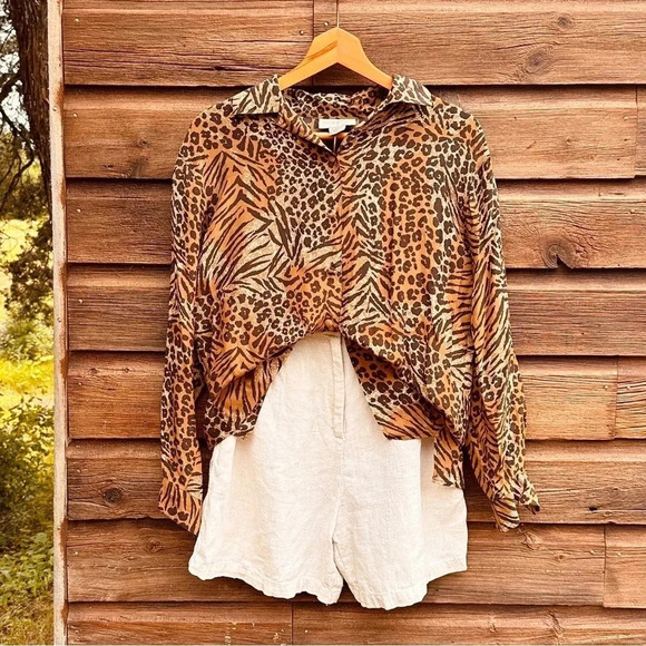 Vintage Silk Road Blouse - 100%Silk - S - Picture 4 of 9